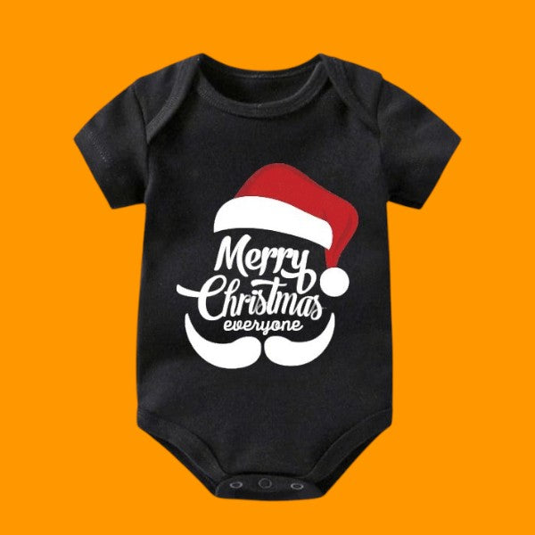 Merry Christmas everyone Unisex Romper / T-Shirt - With Custom Name