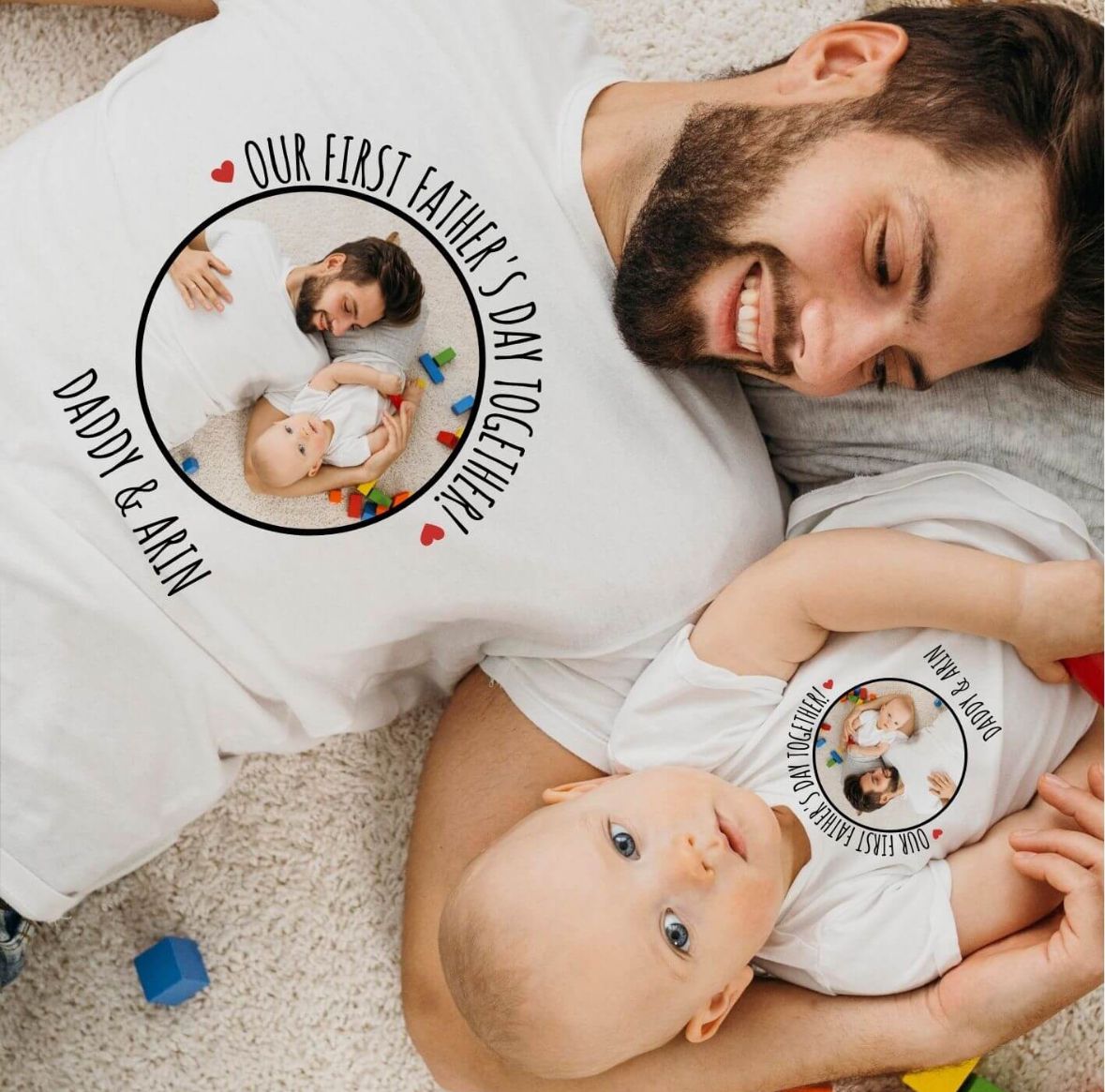 First Father's Day Combo T-shirt Pair