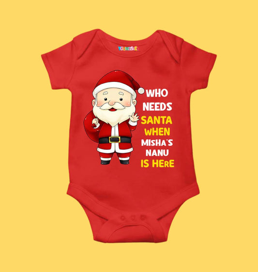 Baby Claus: The Cutest Christmas Charm / T-Shirt - With Custom Name