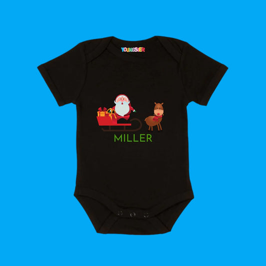 Baby'S Christmas Wish Unisex Romper  / T-Shirt - With Custom Name