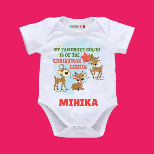 My First Christmas 2 Unisex Romper / T-Shirt - With Custom Name