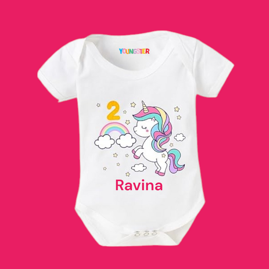 Happy 2 Months Birthday Unisex Baby Romper