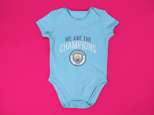 Man city -We are champions Baby romper