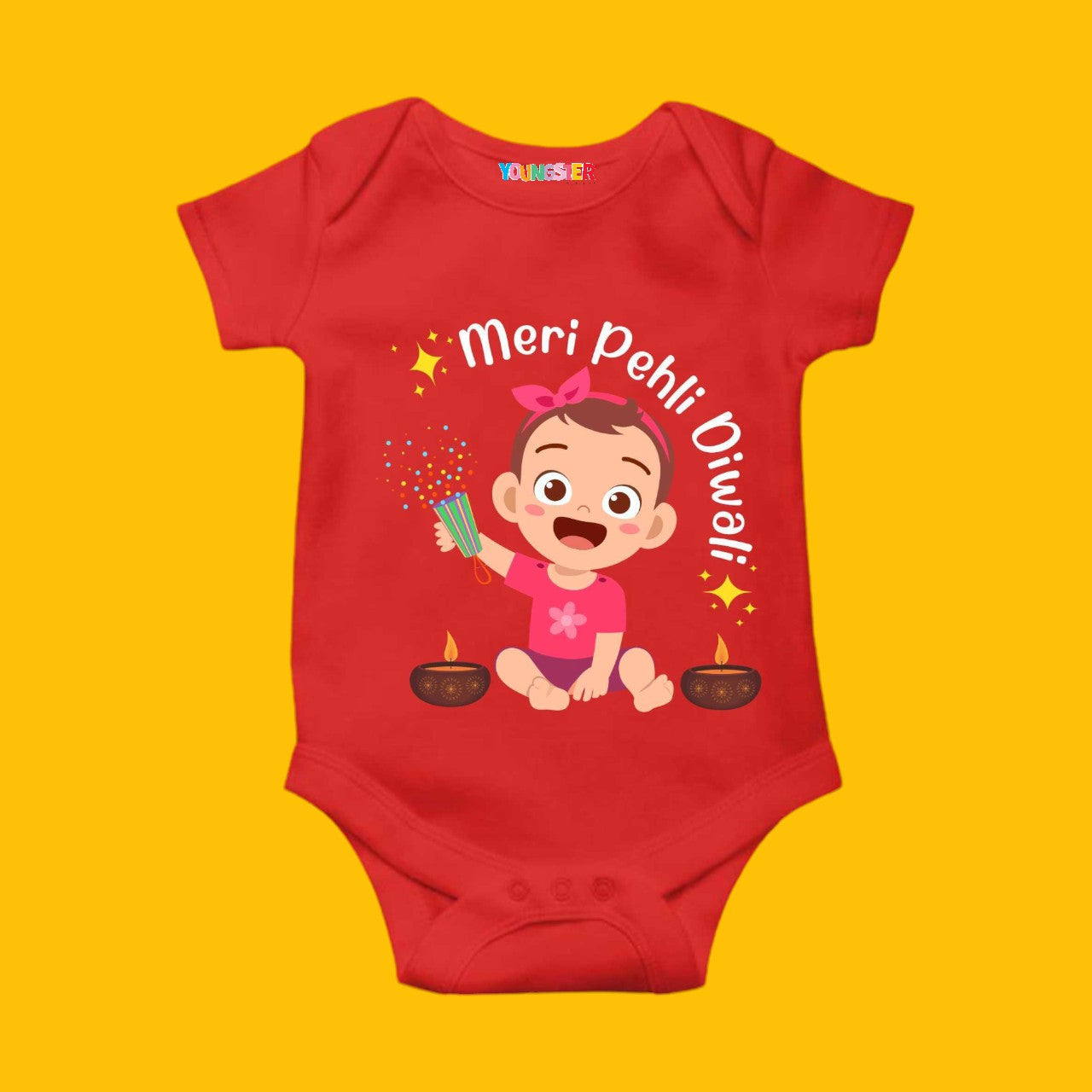 My First Diwali Romper / T-Shirt - With Custom Name