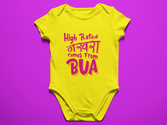 High Nakhra Comes from Bua Baby romper