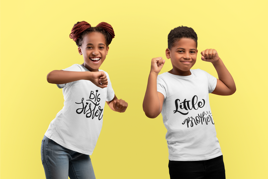 Big Sis & Little Brother Combo T-shirts N