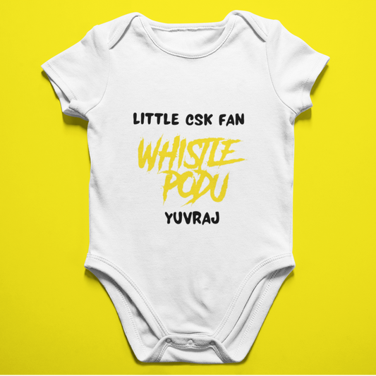 Little CSK Fan with Custom Name