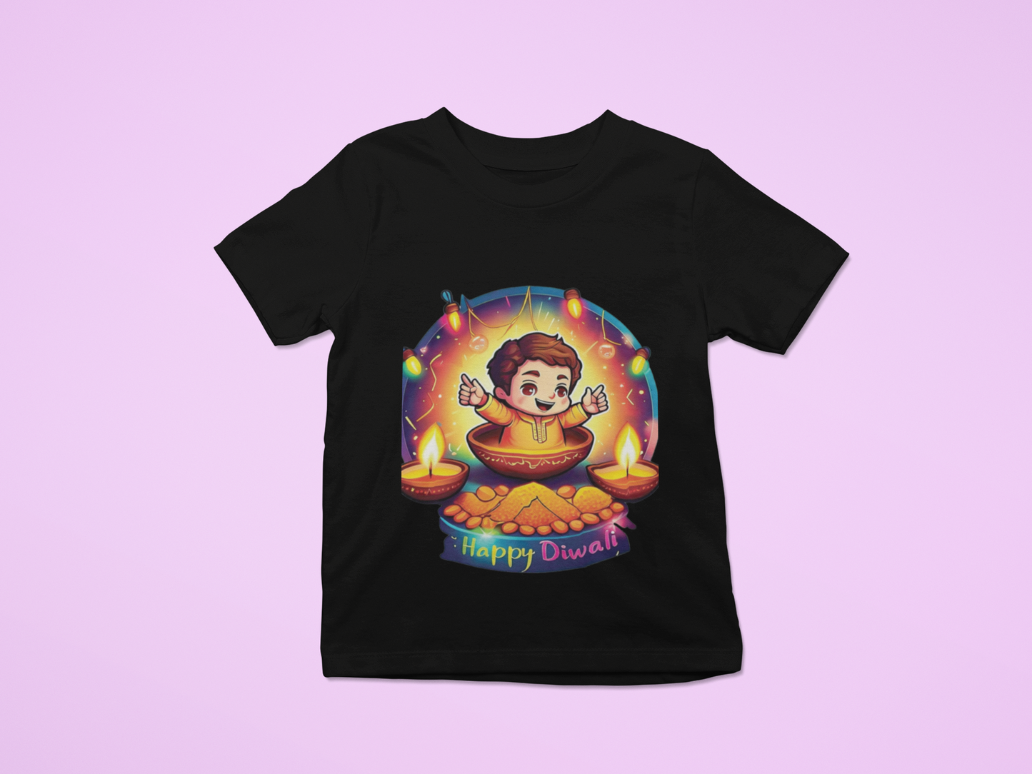 My First Diwali  Cotton Romper / Tshirt- with custom name