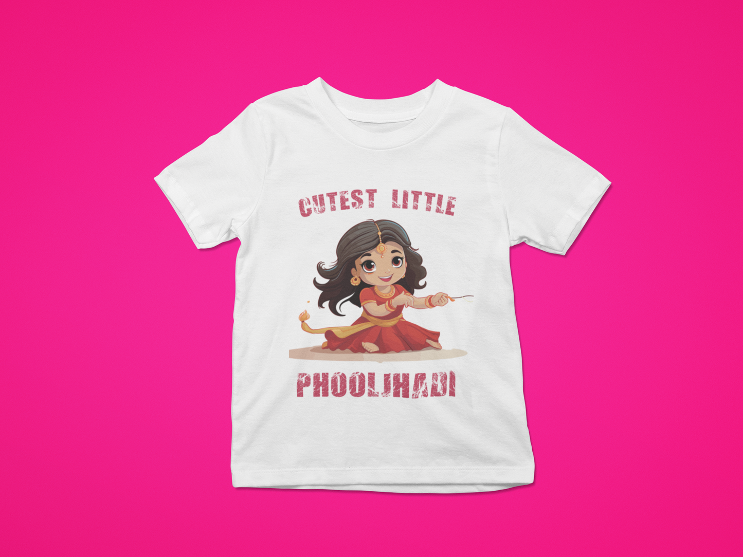 Cutest Little Phuljhadi  Baby Romper / Tshirt- with custom name