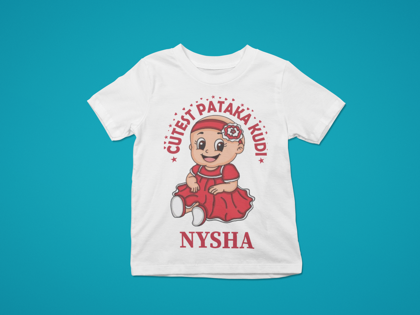 Pataka Kudi Unisex Baby Romper  / Tshirt- with custom name