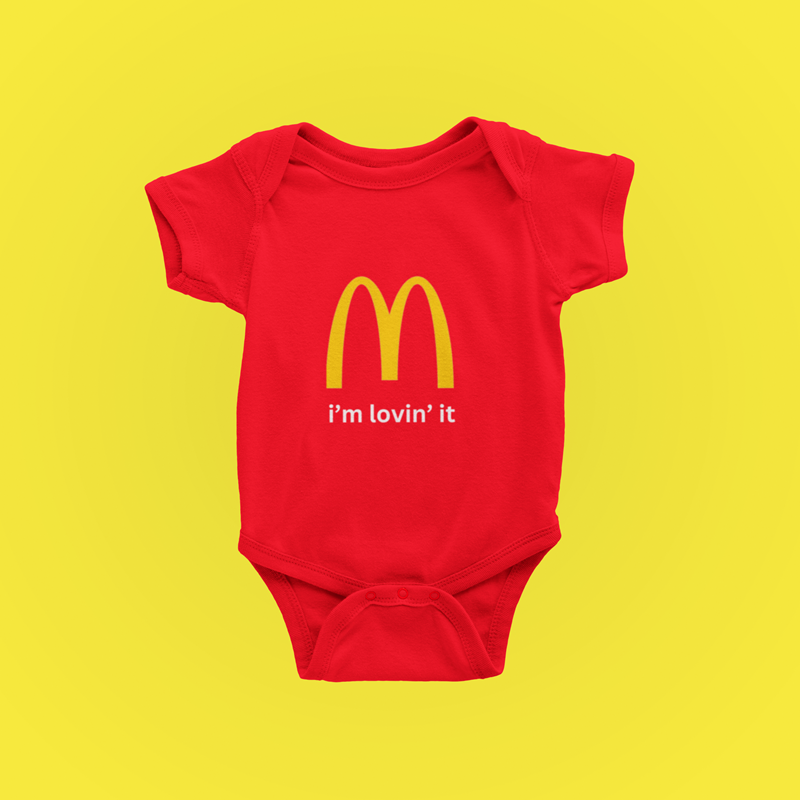 Mcdonalds Baby Red Romper