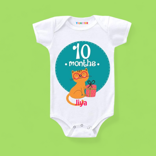 Adorable 10-Month Baby Romper For Birthday Celebrations