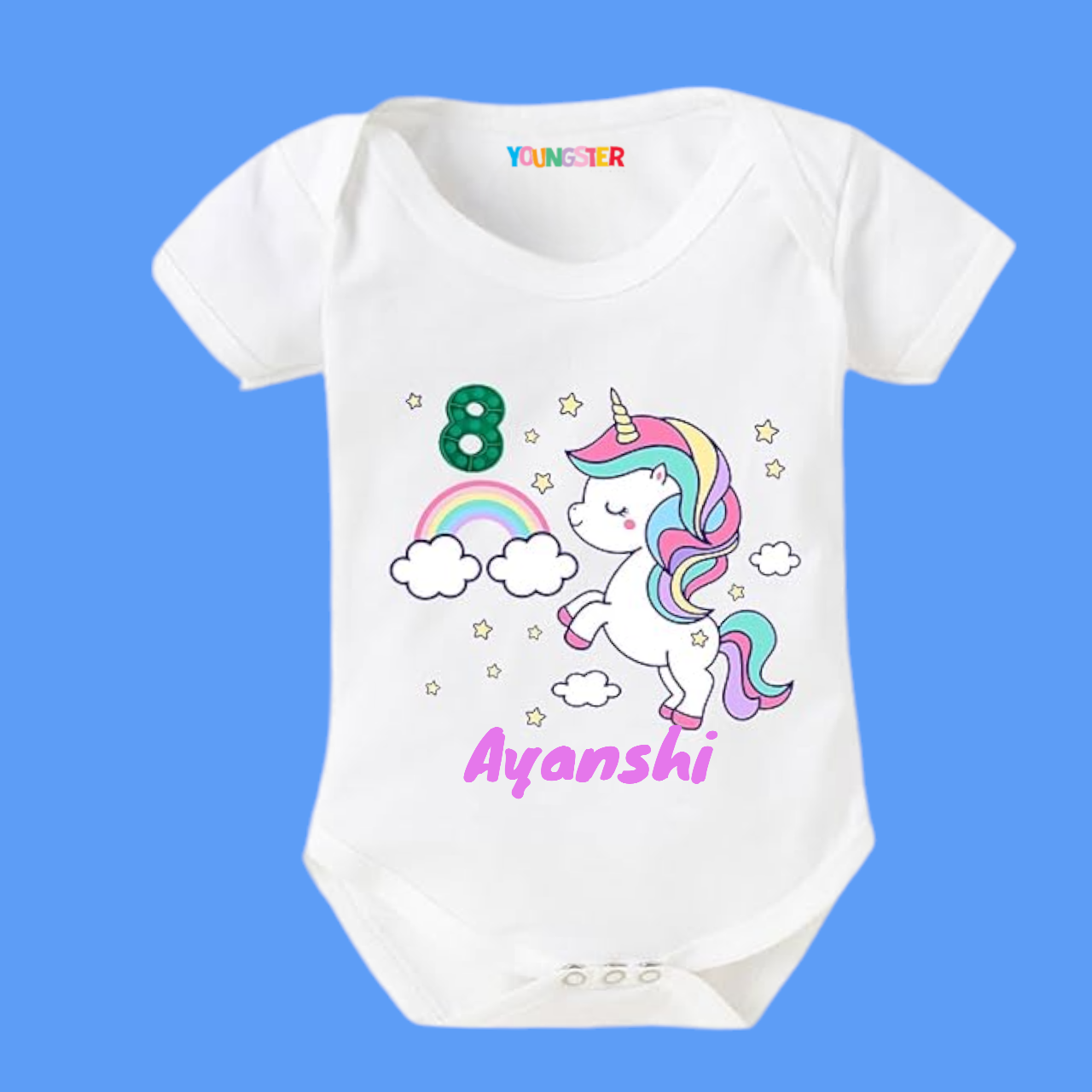 Charming 8-Month Birthday Baby Romper