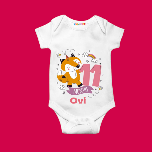 Yay, I'm 11 Months Old Romper