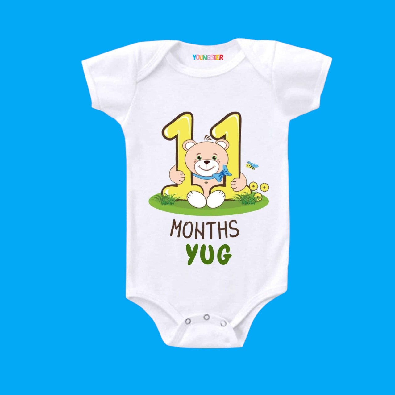 Fashionista Alert: 11-Month Birthday Baby Romper