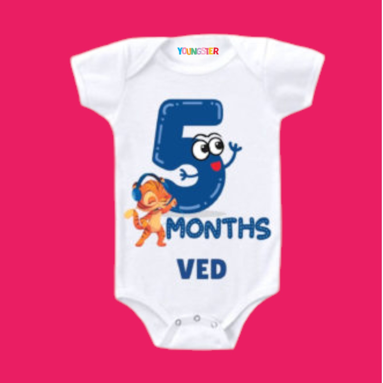 I Am 5 Months Old Baby Romper