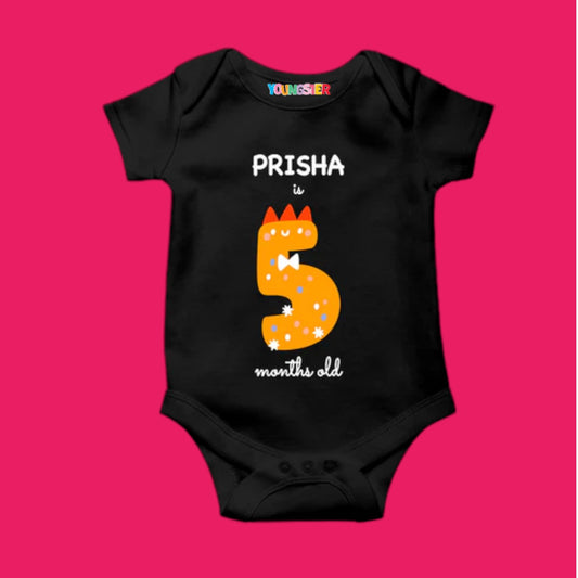 Happy 5 Months Baby Unisex Romper