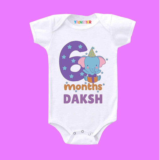 One Year Of Smiles Baby Romper