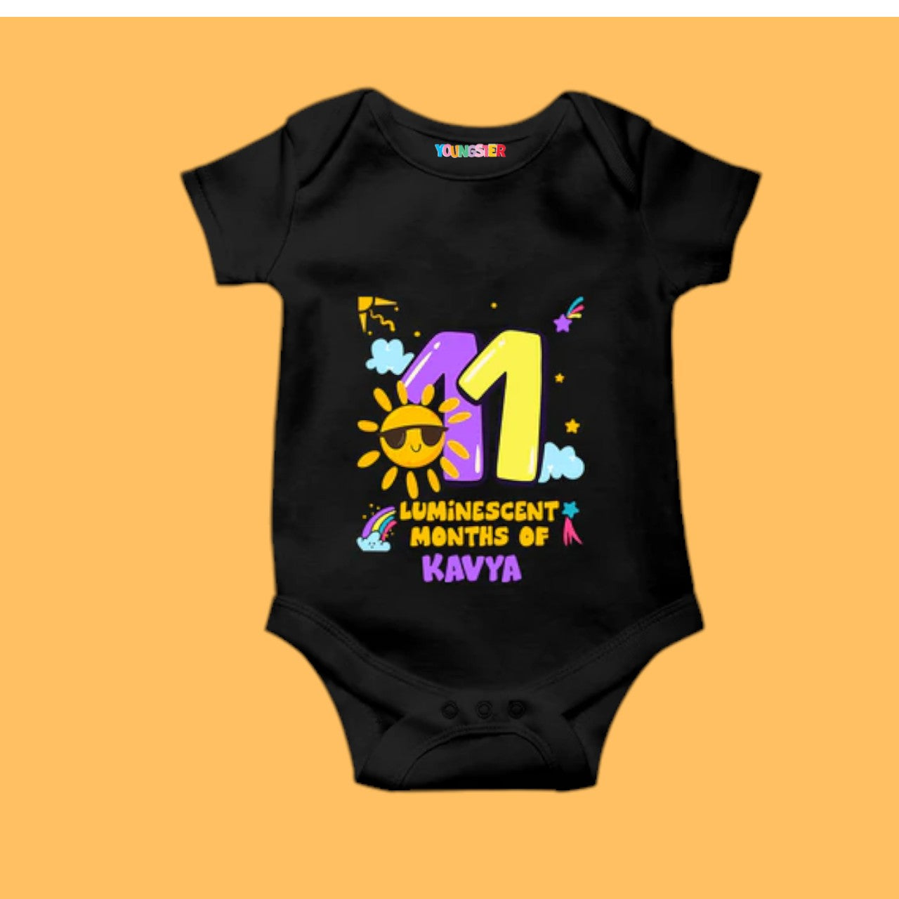 Big Smiles At 11 Months Baby Romper