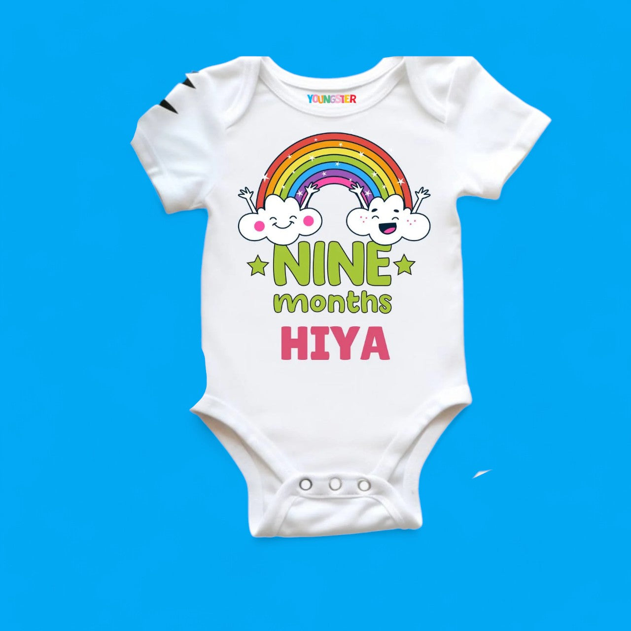 Sweet 9-Month Birthday Baby Romper